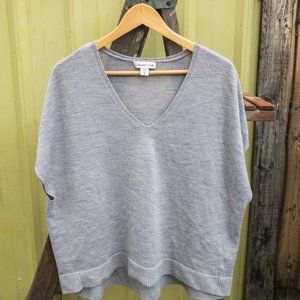 Garnet Hill merino wool short sleeve sweater